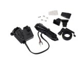 2 in 1 Function Motorcycle Charger, USB+Cigarette Socket
