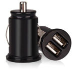 Fast Quick Mini Bullet Dual USB 2-Port Car Charger Adapter