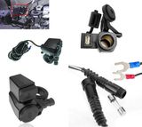 Motorcycle Cigarette Lighter USB Power Socket