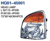 Headlight Manual/with-Motor-Hole Assembly for Hyundai H100/Porter/Pick-up 2004 OEM#92101-4f000/92102-4f000/92101-4f010/92102-4f010