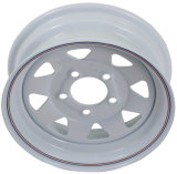 13X4.5 (5-108) White Trailer Wheel Rim