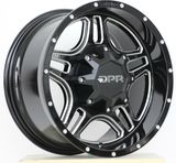 17 Inch Alloy Wheels Silver Black Car Wheels Super Concave Design