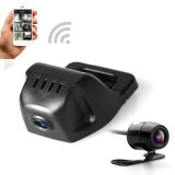 2018 Unique Hiding Car DVR with Dual Record and WiFi Transfer with APP Function for Car Video Recording