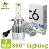 Super Bright 12V Auto Car LED Headlight, H4 H7 H13 H11 9004 9005 Hi Lo Beam C6 Car LED Headlight Bulb