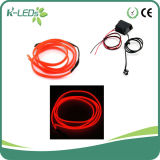 1m/2m 12V/24V Red EL Car Lights with Convertor