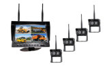9-Inch 4CH Digital Wireless Monitor Wireless Rear View Camera for Trucks and Trailors