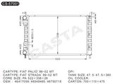 Efficient Cooling Palio'96-02 Mt Aluminum Auto Radiator