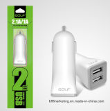 2.1A Output Universal Quick Car Charger with IC Protection for iPhone Samsung and Tablets