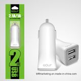 2.1A Output Universal Quick Car Charger with IC Protection for iPhone Samsung and Tablets