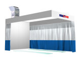 Preparation Station Excellent PVC Curtains Equipped Mini Paint Booth