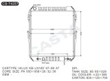 Famous Brand Aluminum Auto Radiator for Hilux Kb-Ln165'97-99 at