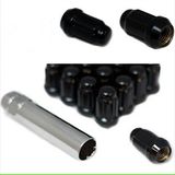 Black Spline Drive/Tuner/Small Diameter Wheel/Lug Nuts, M12X1.5, Qty 20