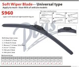 Wash Car Windscreen Universal Soft Wiper Blade (S960)