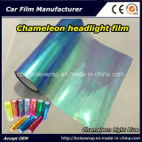 Chameleon Light Blue Car Light Vinyl Sticker Chameleon Car Headlight Tint Vinyl Films Car Lamp Film