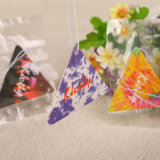 Triangle Shaped Printed Hanging Paper Air Freshener Card (YH-AF348)