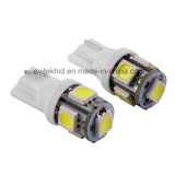 Super Quality T10 5SMD 5050 W5w White/ Blue/ Red/ Yellow LED Bulb