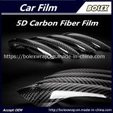 5D Carbon Fiber Vinyl Black Car Wrap Vinyl