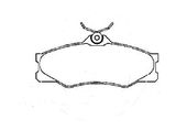 Brake Pad for Volks Wagen CD8059