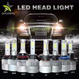 Two Three-Sided 8000lm 12V 24V Super Bright Car LED Headlight Bulb H4