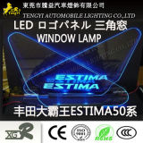 LED Auto Car Window Light Logo Panel Lamp for Toyota Estima Serena Honda Odyssey