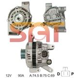 for Mitsubishi Alternator A3tg1391 11008 Ja1902IR