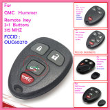 Car Key for Auto Gmc Hummer with 3+1 Buttons 315MHz (OUC60221 OUC60270)