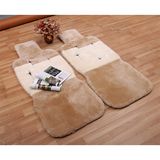 Universal Sheepskin Auto Car Seat Cover Set Five Pieces