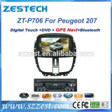 Wince GPS Navigation Car DVD Player for Peugeot 207 (ZT-P706)