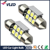 LED Festoon Bulb, Auto Bulb, 10-30VDC, 6SMD Festoon LED Lights Car