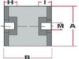 C-FF Rubber Mounting, Rubber Mount, Shock Absorber