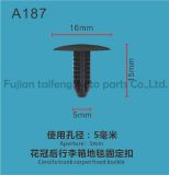 Auto Body Parts 8mm Hole Size Plastic Fastener Rivet Clips for Cars