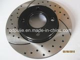 Cross-Drilled and Slotted Brake Disc