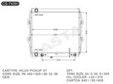 Hot Sales Auto Parts Radiator for Toyota Hilux Pickup at