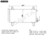 for Mazda Auto Condenser OEM: Gjya-61-48za