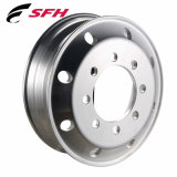 Aluminum Alloy Forged Wheel Polished Aluminum Hub Pilot Chrome Wheel for All Truck, Bus, Trailer (17.5inch, 19.5inch, 22.5inch &24.5inch)