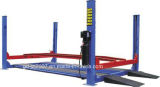 China Standard Four Cart Lift with Second Scissor Cart for Wheel Alignment
