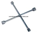 Heavy Duty 4 Way Cross Wheel Brace Nut Wrench Spanner 17/19/21/23 Mm Car Van (ECW-002)