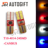 Car LED Bulbs T10 4014 24 SMD Canbus Clearance Light