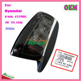 Smart Remote Key for Auto Hyundai Fsk 433MHz with 8A Chip 4 Buttons 3V036