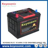 Maintenance Free Automotive Battery 75ah Dry Battery