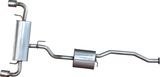 Hot Sell Car Parts Exhaust Muffler From Chinese Factory