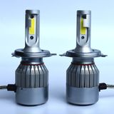 High Beam C6 H4 COB LED Car Headlight