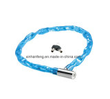 Colorful Bicycle Chain Lock for Mountain Bike with Keys (HLK-041)