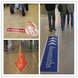 Digital Printing Removable Floor Graphics Colorful Vinyl Flooring Sticker