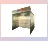 Industrila Open Front Spray Booth with LED Lighting Fixture