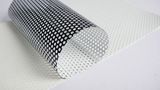 One Way Vision See Through PVC Self Adhesive Mesh Vinyl Glass Sticker Eco Solvent Digital Printing Media