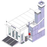 Yft-1101 High Quality Auto Car Spray Painting Cabin/Chamber/Oven/Paint Booth (CE)