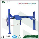 GG Lifters 4.5 Tons Hydraulic Four Post Auto Vehicle Car Lift for Alignment