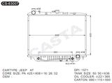 Wholesale Aluminum Isuzu Radiator for Jeep AT