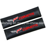 Corvette Car Seat Belt Carbon Covers Shoulder Pads